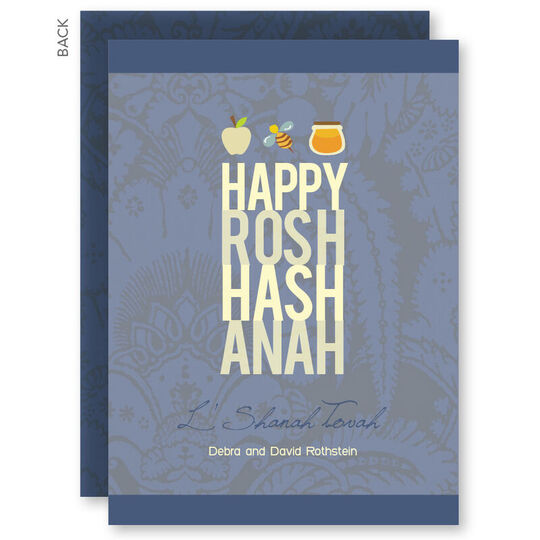 Happy Rosh Hashanah Jewish New Year Cards